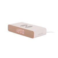 Budík Retro Flat LED Karlsson KA6039WH, 8cm